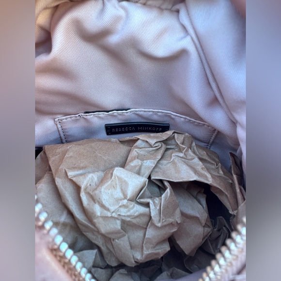 REBECCA MINKOFF JULIAN MINI PINK FAUX FUR BACKPACK - Picture 11 of 11